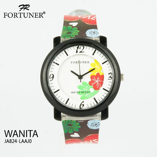 Fortuner Jam Tangan Tahan Air Wanita Water Resist Hitam Mariya