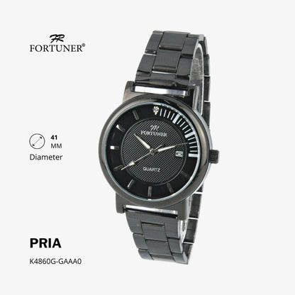 Fortuner Jam Tangan Analog Pria Water Resistant Haleigh