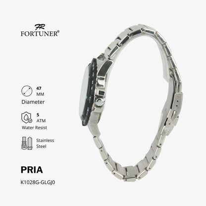 Fortuner Jam Tangan Analog Pria Water Resistant Rantai Wynten