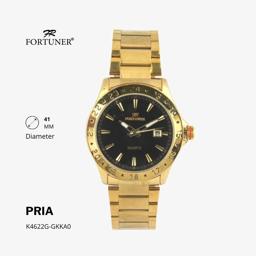 Fortuner Jam Tangan Analog Pria Water Resistant Hasani