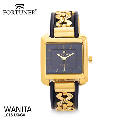 Fortuner Jam Tangan Analog Wanita Gold Water Resist Besty