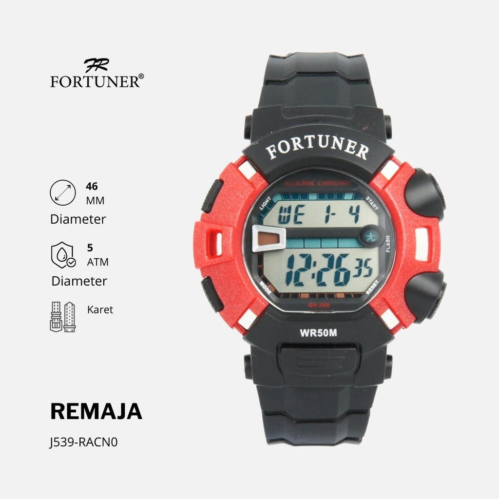 Jam Tangan Sport Digital Anak Remaja Alarm Chrono Water Resist Julian