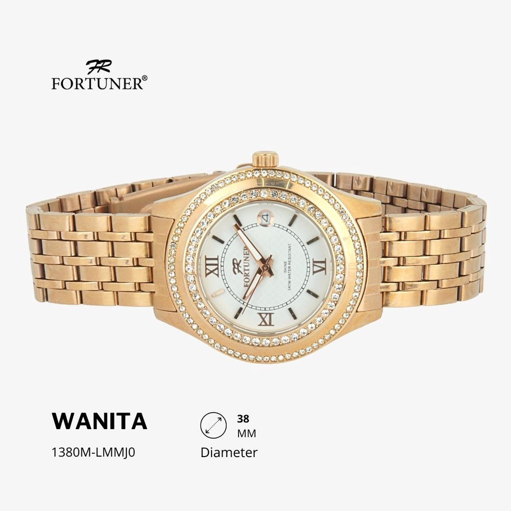 Fortuner Jam Tangan Fashion Analog Wanita Water Resistant Rantai Yesseca