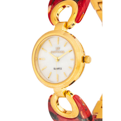 Fortuner Jam Tangan Analog Wanita Gold Water Resist Brigit