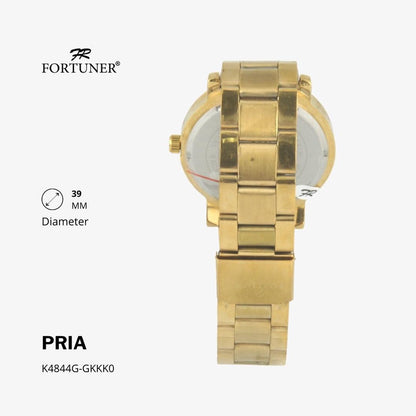 Fortuner Jam Tangan Analog Pria Water Resistant Rantai Halwerd