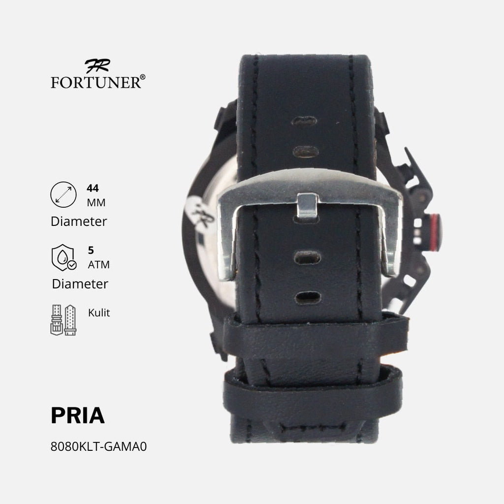 Fortuner Jam Tangan Analog Pria Chrono Water Resistant Aleksy