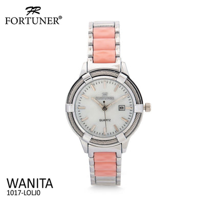 Fortuner Jam Tangan Wanita Stainless Steel Arloji Water Resist Chante