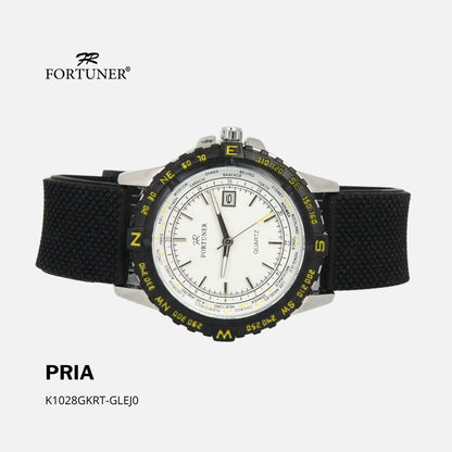 Fortuner Jam Tangan Analog Pria Water Resistant Rubber Tamerlane