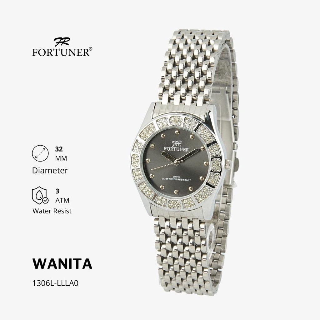 Fortuner Jam Tangan Analog Wanita Water Resistant Rantai Yolaiza