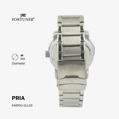 Fortuner Jam Tangan Analog Pria Water Resistant Rantai Haakon