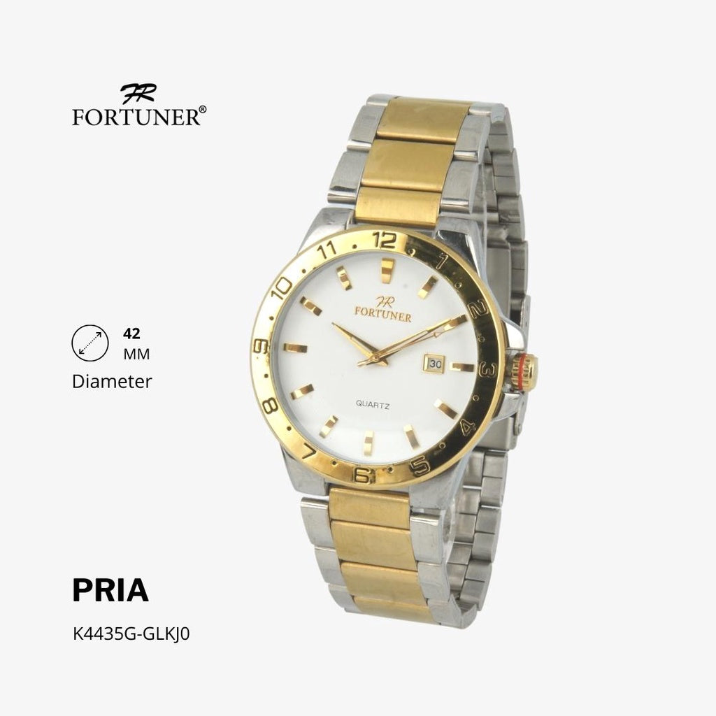 Fortuner Jam Tangan Analog Pria Water Resistant Hewlett