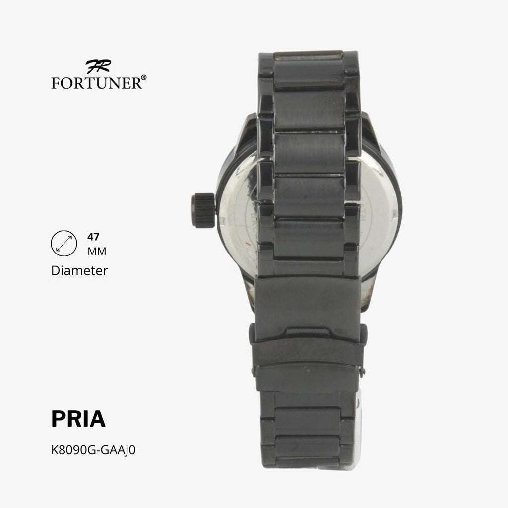 Fortuner Jam Tangan Analog Pria Water Resistant Rantai Hale