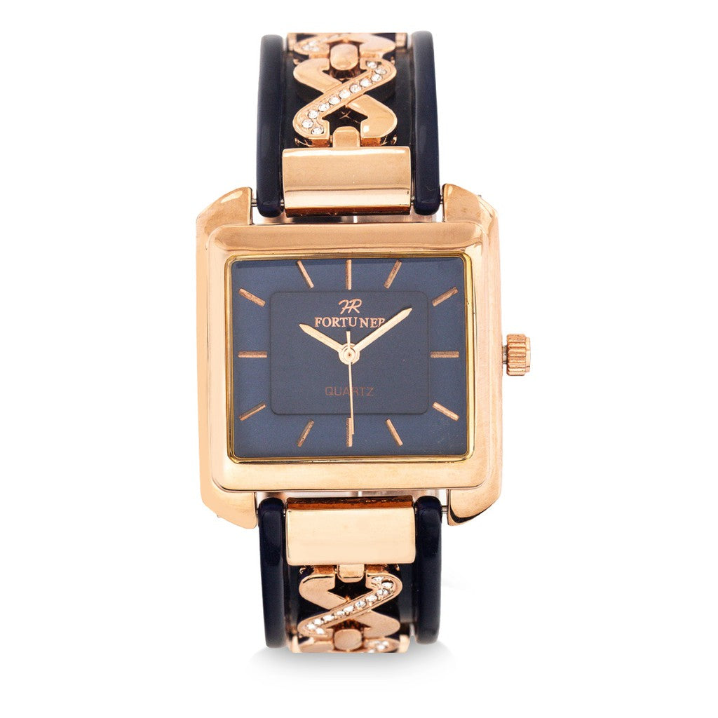 Fortuner Jam Tangan Analog Wanita Rosegold Water Resist Bora