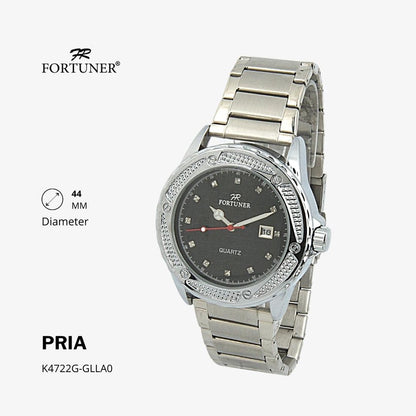 Fortuner Jam Tangan Analog Pria Water Resistant Rantai Husayn