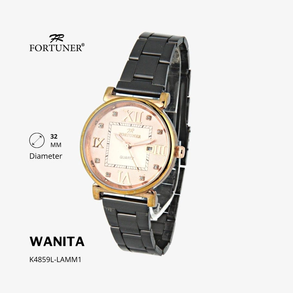 Fortuner Jam Tangan Analog Wanita Water Resistant Rantai Yamuna