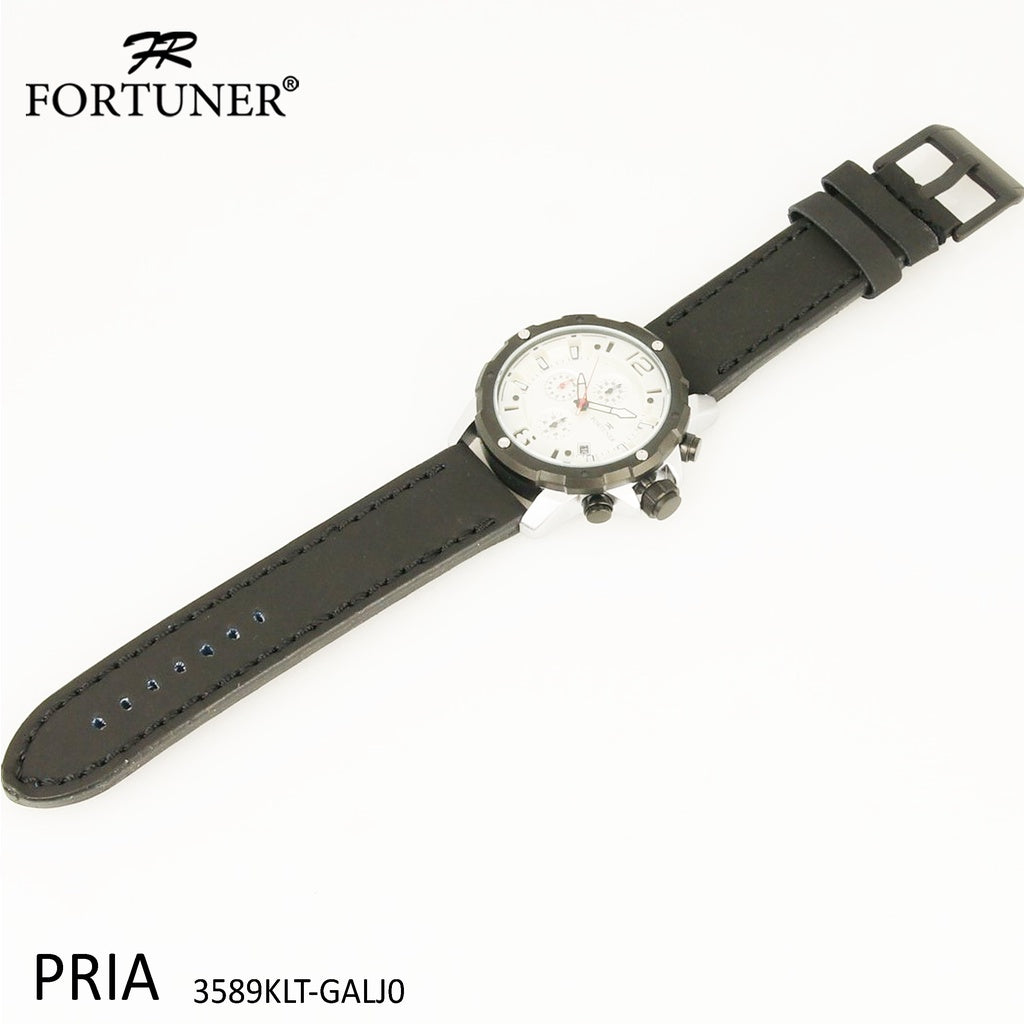 Fortuner Jam Tangan Analog Pria Chrono Water Resistant Adom