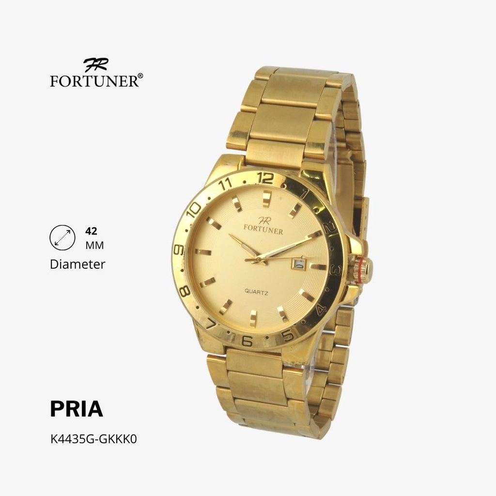 Fortuner Jam Tangan Analog Pria Water Resistant Hewlett