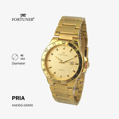 Fortuner Jam Tangan Analog Pria Water Resistant Hewlett