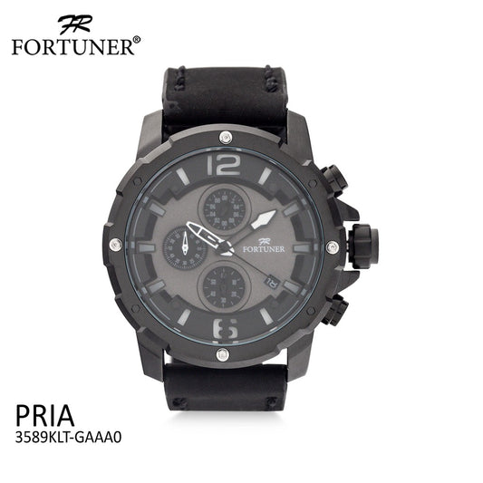 Fortuner Jam Tangan Analog Pria Chrono Water Resistant Ary