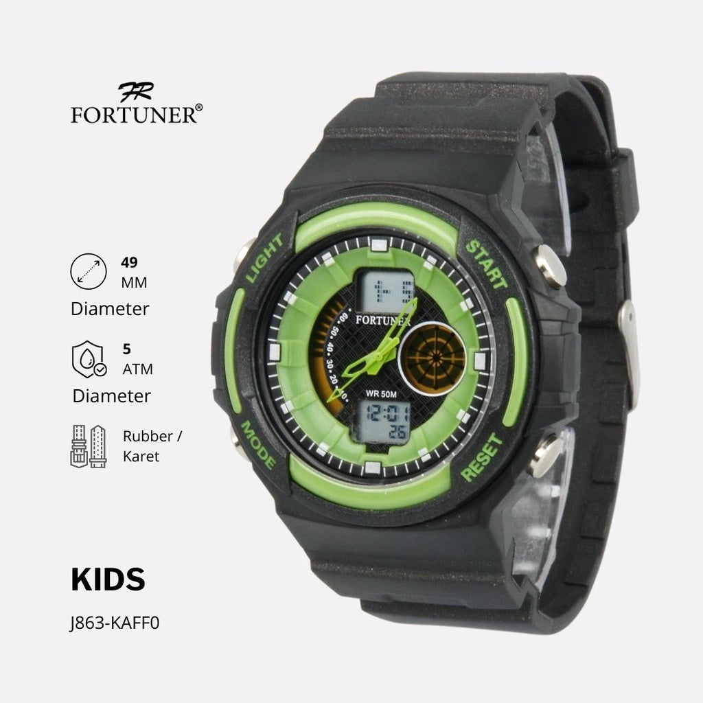 Fortuner Jam Tangan Anak Analog-Digital Water Resist Narciso