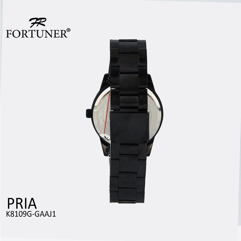 Fortuner Jam Tangan Pria Analog Black Water Resistant Derren