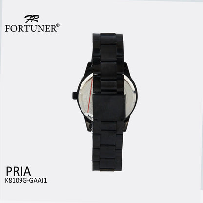 Fortuner Jam Tangan Pria Analog Black Water Resistant Derren