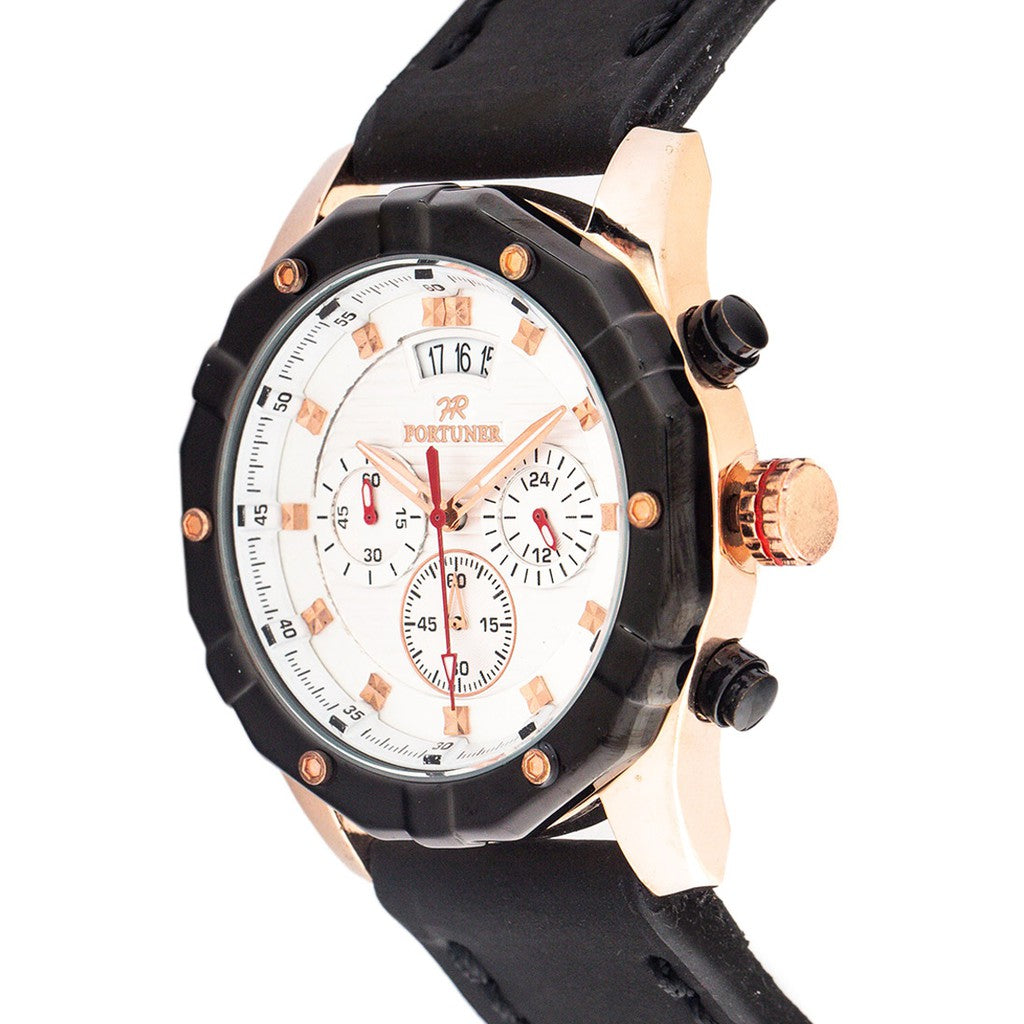 Fortuner Jam Tangan Analog Pria Chrono Water Resistant Aryell