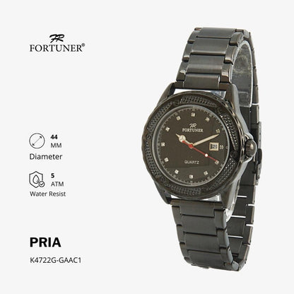 Fortuner Jam Tangan Analog Pria Water Resistant Rantai Husayn