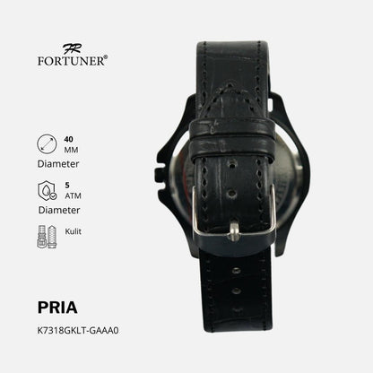 Fortuner Jam Tangan Analog Pria Water Resistant Harris