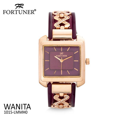 Fortuner Jam Tangan Analog Wanita Rosegold Water Resist Betsy