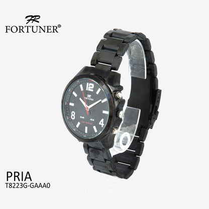 Fortuner Jam Tangan Analog LED Pria Water Resistant Frankie