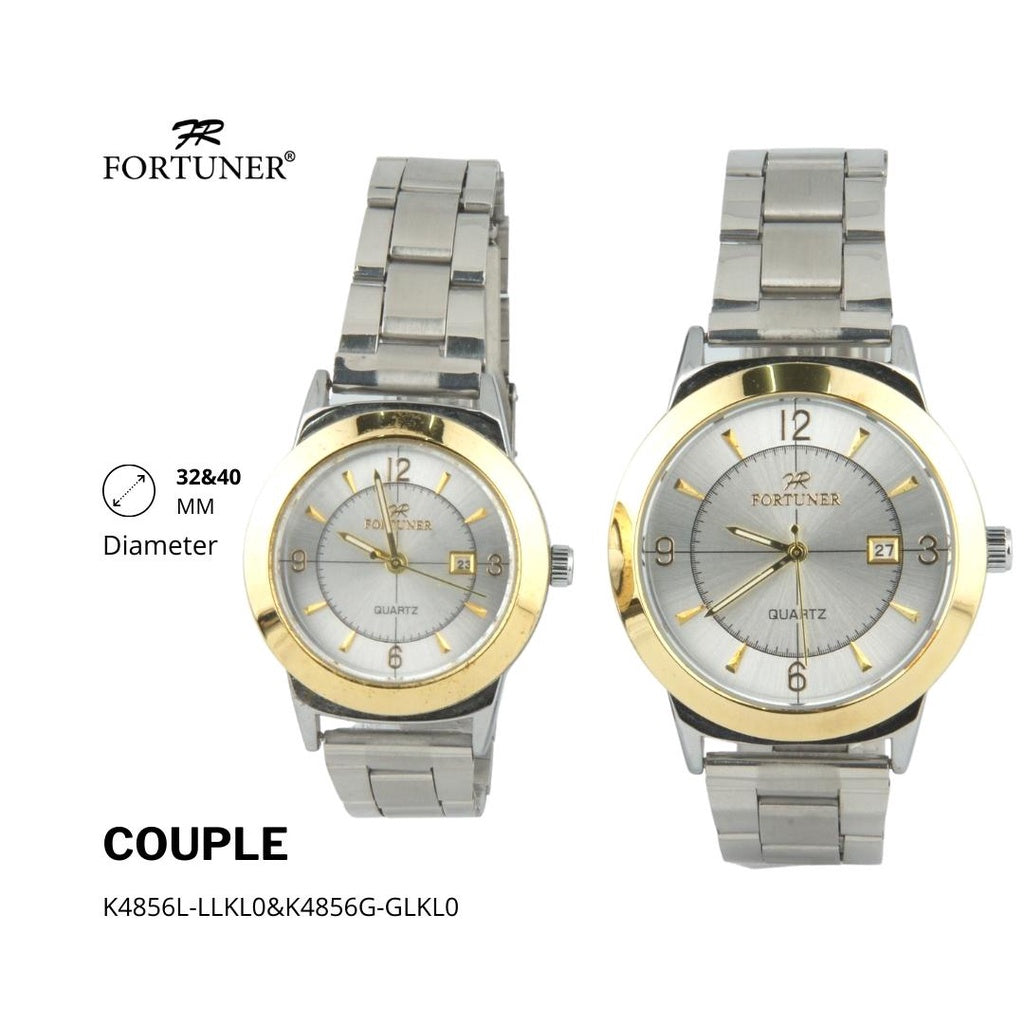 Fortuner Jam Tangan Couple Analog Water Resistant McKenna