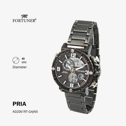 Fortuner Jam Tangan Sport Analog Pria Water Resistant Halley