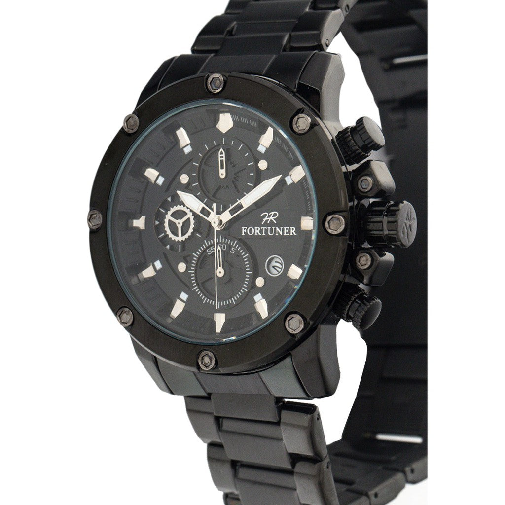 Fortuner Jam Tangan Analog Pria Chrono Water Resistant Alfeus