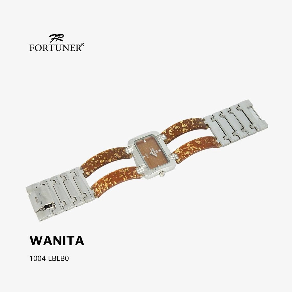 Fortuner Jam Tangan Wanita Analog Water Resist Rantai Hortinzia