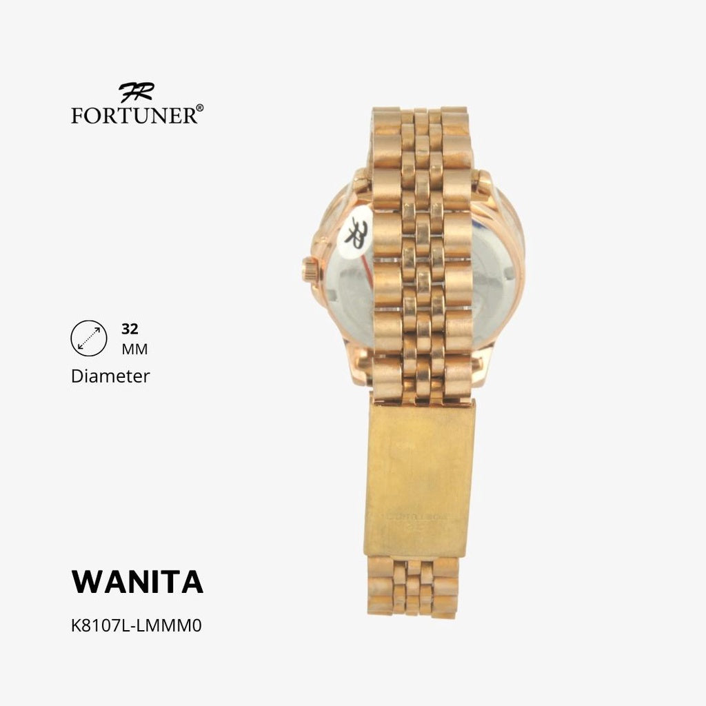 Fortuner Jam Tangan Wanita Analog Water Resist Rantai Ximena