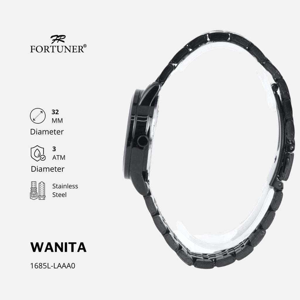 Fortuner Jam Tangan Analog Wanita Water Resistant Calandra