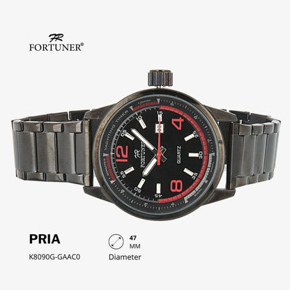 Fortuner Jam Tangan Analog Pria Water Resistant Rantai Hale