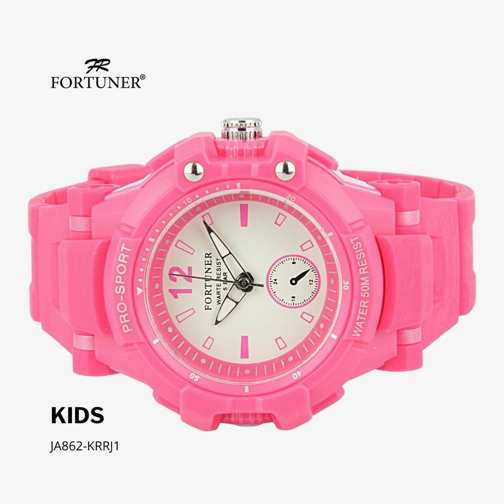 Fortuner Jam Tangan Anak Analog Water Resist Rubber Warna Arianna