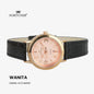 Fortuner Jam Tangan Analog Wanita Kulit Water Resistant Yordana