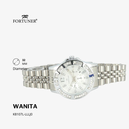 Fortuner Jam Tangan Wanita Analog Water Resist Rantai Ximena