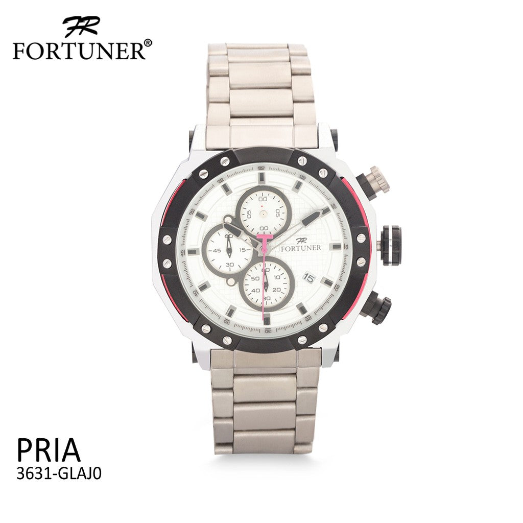 Fortuner Jam Tangan Analog Pria Chrono Water Resistant Asen