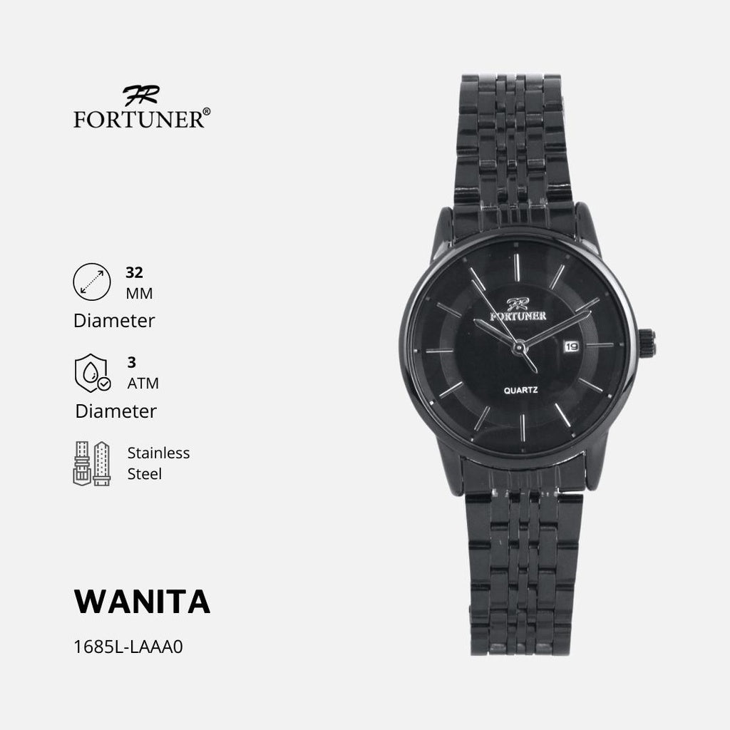 Fortuner Jam Tangan Analog Wanita Water Resistant Calandra