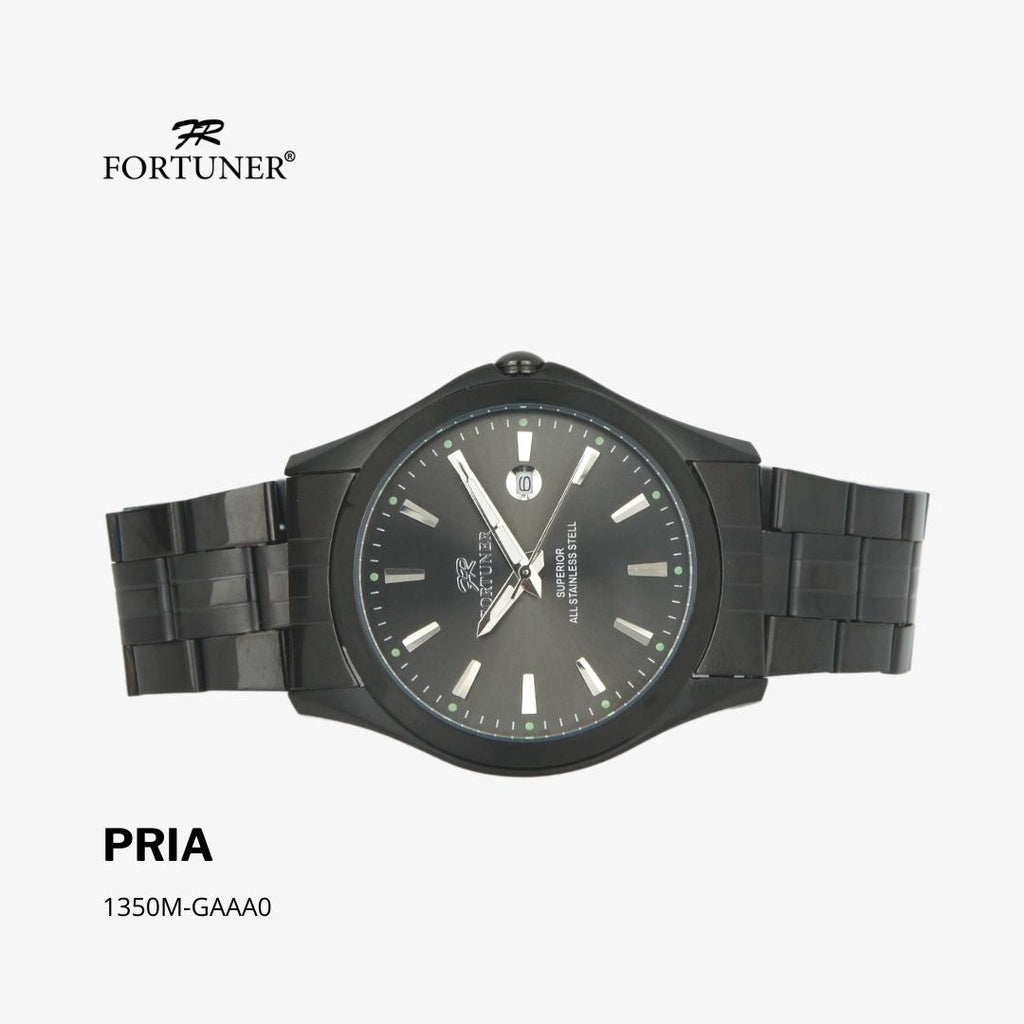 Fortuner Jam Tangan Pria Analog Water Resist Superior All Stainless Tzadik