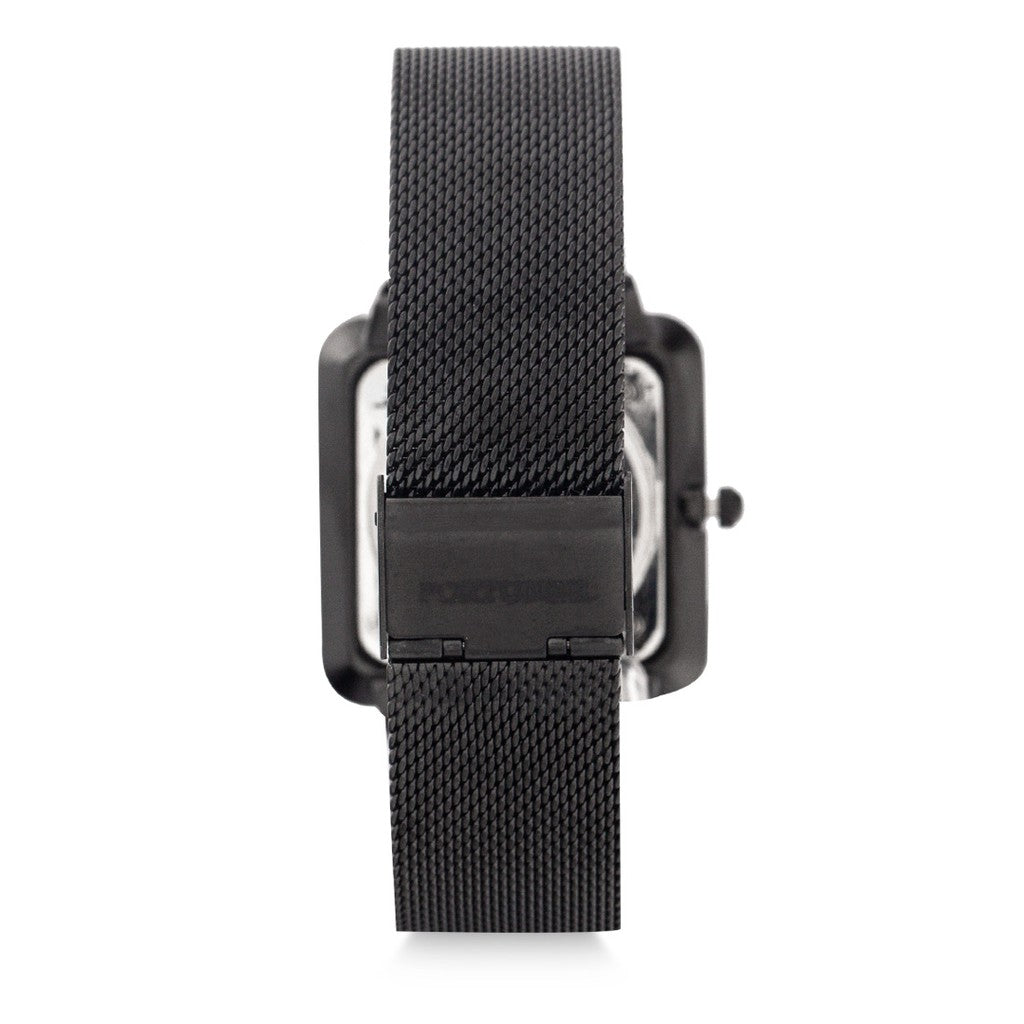 Fortuner Jam Tangan Analog Pria Black Water Resistant Bryson