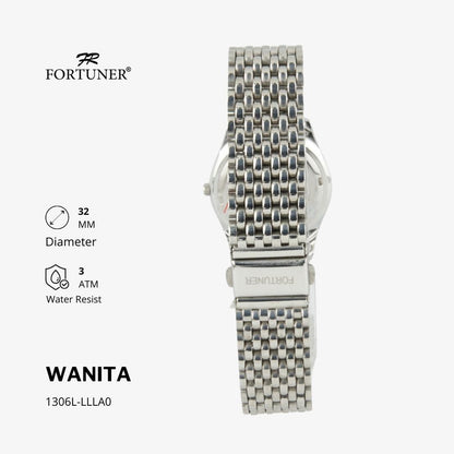 Fortuner Jam Tangan Analog Wanita Water Resistant Rantai Yolaiza