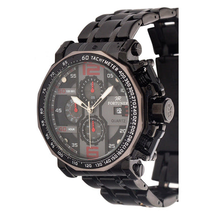 Fortuner Jam Tangan Analog Pria Chrono Water Resistant Arles