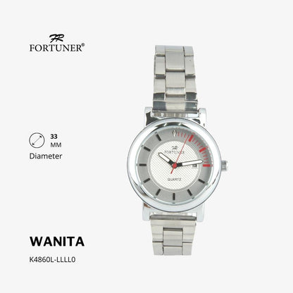 Fortuner Jam Tangan Fashion Analog Wanita Water Resistant Rantai Yanixia