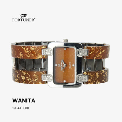 Fortuner Jam Tangan Wanita Analog Water Resist Rantai Hortinzia