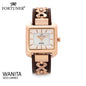 Fortuner Jam Tangan Analog Wanita Rosegold Water Resist Billa